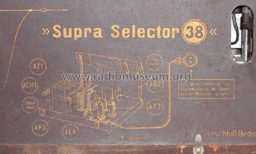 Supra-Selector 38 SB4347W; Körting-Radio; (ID = 1047428) Radio