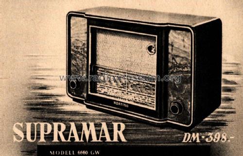 Supramar 6660GW; Körting-Radio; (ID = 2648529) Radio