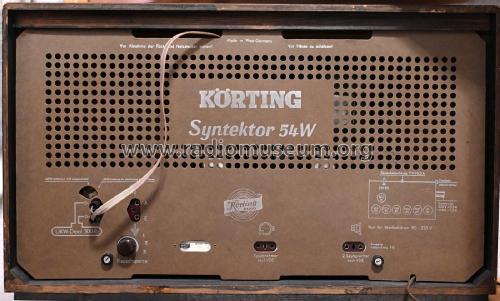 Syntektor 54W; Körting-Radio; (ID = 2940823) Radio