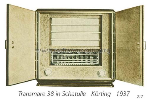 Transmare 38 SB7440W; Körting-Radio; (ID = 327) Radio