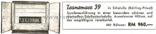 Transmare 39 ; Körting-Radio; (ID = 1387404) Radio