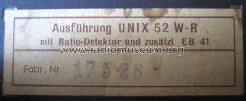 Unix 52 W-R; Körting-Radio; (ID = 469451) Radio