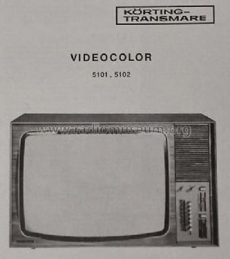 Videocolor 5101; Körting-Radio; (ID = 1840452) Television