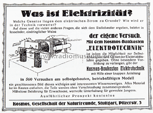 Baukasten Elektro ; Kosmos, Franckh´sche (ID = 1724135) teaching