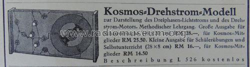 Drehstrom-Modell ; Kosmos, Franckh´sche (ID = 2267371) Equipment