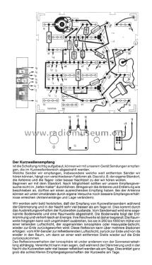 KOSMOtronik Hobby-Set: Kurzwellen-Empfänger HSKW / 64 6011; Kosmos, Franckh´sche (ID = 2399318) Kit