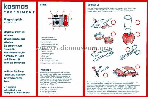 Magnetspiele ; Kosmos, Franckh´sche (ID = 2028849) Bausatz