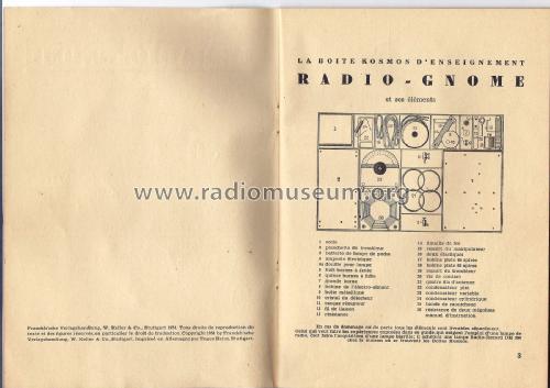 Radio-Gnome - Radiomann Bois - Holz Neuvième Edition - 9. Auflage; Kosmos, Franckh´sche (ID = 2726536) Kit