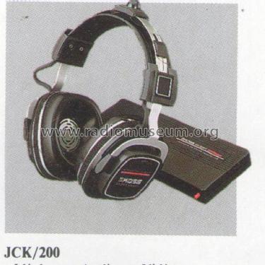 Stereo Headphones JCK/200; Koss Corporation; (ID = 2221529) Parleur