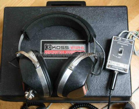 Stereo Headphones ESP-6; Koss Corporation; (ID = 1391315) Speaker-P