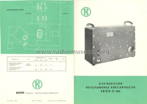 Krizik ST 500; Krizik, FR. A. S.; (ID = 2326362) Power-S