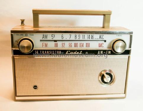 Cadet 14 Transistor AM-FM FA-1451; Kowa Company Ltd.; (ID = 1259163) Radio