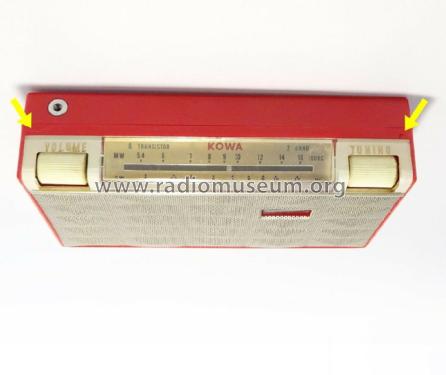 8 Transistor 2 Band ; Kowa Company Ltd.; (ID = 2643960) Radio