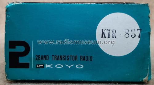 8 Transistor 2 Band KTR-837 ; Koyo Denki Co. Ltd.; (ID = 3041717) Radio