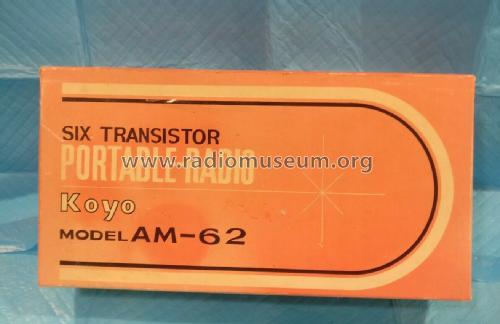 SIX Transistor AM-62; Koyo Denki Co. Ltd.; (ID = 2668963) Radio