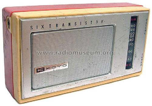 Six Transistor ; Koyo Denki Co. Ltd.; (ID = 912371) Radio