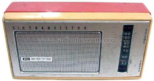 Six Transistor ; Koyo Denki Co. Ltd.; (ID = 912373) Radio