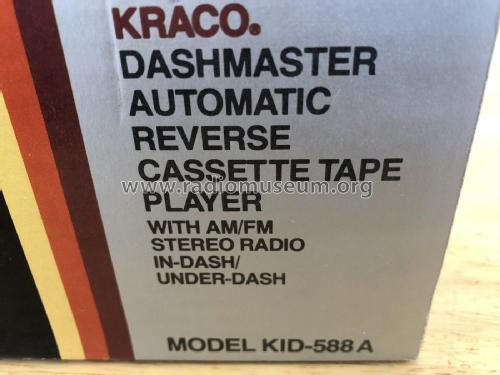 Dashmaster KID-588A; Kraco Enterprises (ID = 2824592) Car Radio