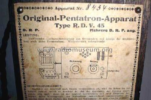 Pentatron RDV45; Kramolin; München (ID = 261863) Radio