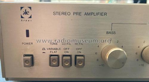 Stereo Preamplifier KPR100; Kraus System (ID = 3019717) Ampl/Mixer