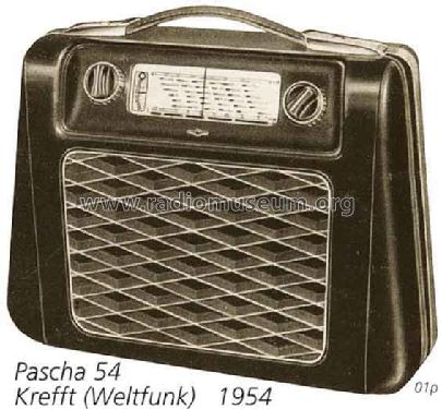 Pascha 54 83.86.8601; Krefft AG, W.; (ID = 1881) Radio
