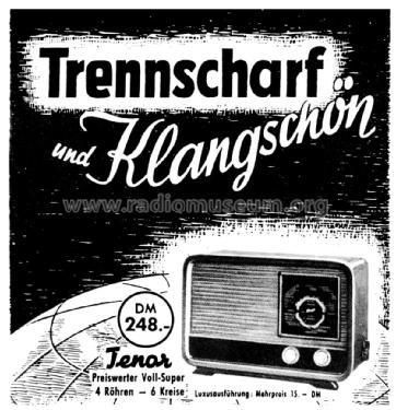 Tenor 83-64-605; Krefft AG, W.; (ID = 2797121) Radio