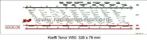 Tenor W50; Krefft AG, W.; (ID = 1187316) Radio
