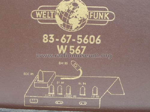 Weltfunk W567/3RK; Krefft AG, W.; (ID = 566648) Radio