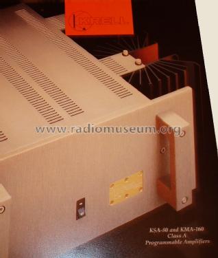 Amplifier KMA-160; Krell Industries, (ID = 1622086) Ampl/Mixer