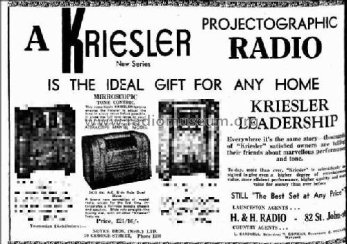 3K15; Kriesler Radio (ID = 2886032) Radio