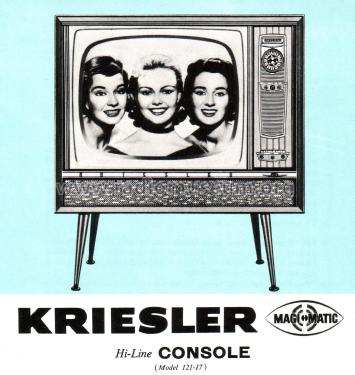 High Line Console 121-17 Ch=79-3; Kriesler Radio (ID = 1992606) Television