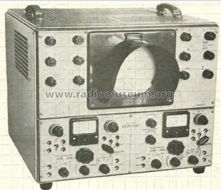 Oscilloscope D581 Equipment Krizik, Fr. A. S.; Praha, Build 1960 