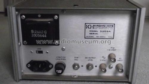 Function Generator 5300A; Krohn-Hite Corp.; (ID = 1111882) Equipment