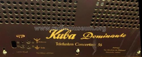 Dominante Ch= Telefunken Concertino 6 ; Kuba Kuba-Imperial, (ID = 2921182) Radio