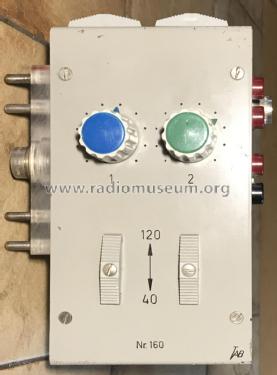 Mischzusatz für Nagra III - Mikrofon-Vorverstärker VB-Si. 35a; Tonographie (ID = 2124439) Ampl/Mixer