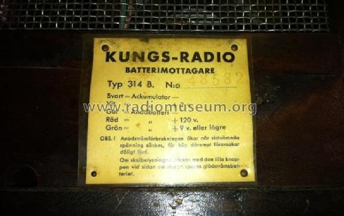 314B; Kungs Brand; (ID = 1773473) Radio
