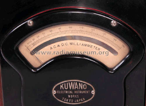 AC & DC Milli Ammeter 1302; Kuwano, Tokyo (ID = 617638) Equipment