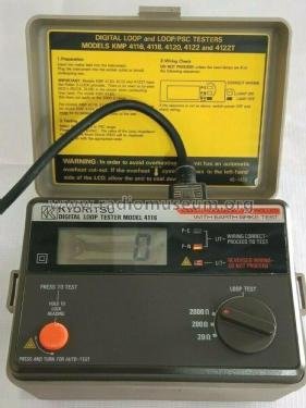 Digital Loop/PSC Tester 4116 ; Kyoritsu Electrical (ID = 2919621) Equipment