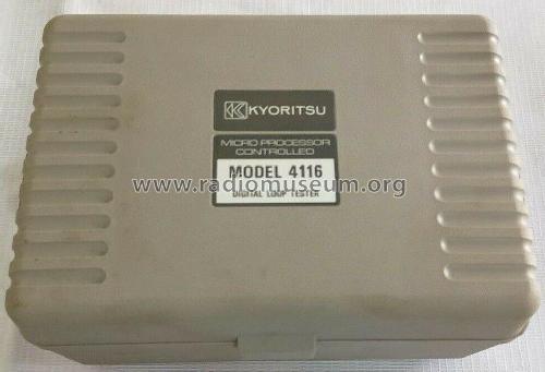 Digital Loop/PSC Tester 4116 ; Kyoritsu Electrical (ID = 2919622) Equipment