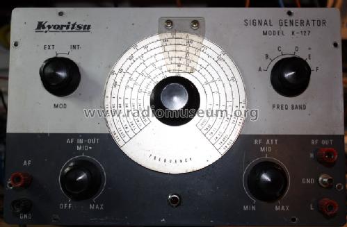 Signal Generator K-127; Kyoritsu Electrical (ID = 1577351) Equipment