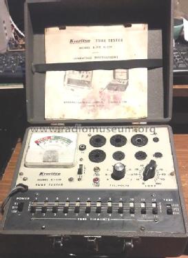 Tube Tester K-119; Kyoritsu Electrical (ID = 2310333) Ausrüstung