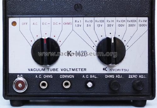Vacuum Tube Voltmeter K-1420; Kyoritsu Electrical (ID = 1662792) Equipment