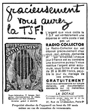 Radio-Collector ; La Dotale, Cie d' (ID = 1999076) Radio