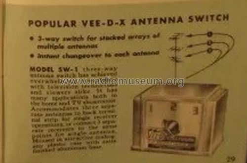 Vee-DX Television Antenna Switch SW-1; La Pointe (ID = 3040968) Misc