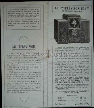 Télévisor 501; La Télévision, La (ID = 1624095) Television