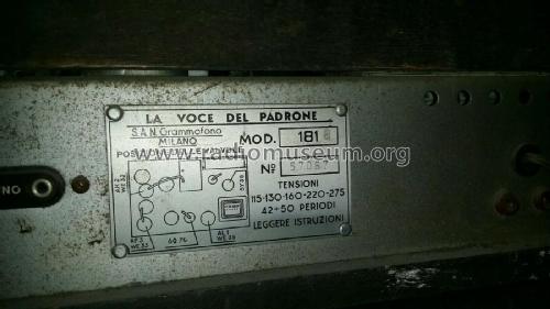 518 Ch= 181B; La Voce del Padrone; (ID = 2672127) Radio