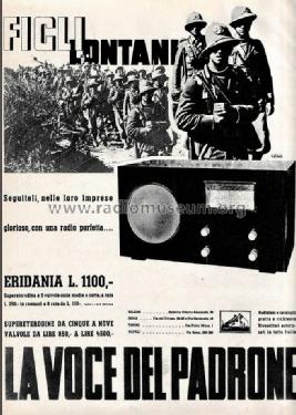 Eridania ; La Voce del Padrone; (ID = 2460094) Radio