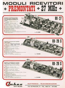 Ricevitore a Transistor con Amplificatore BF a Circuito Integrato RX-29 S; Labes, (ID = 2816703) Citizen