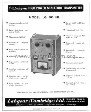 LG300; Labgear Ltd.; (ID = 2298696) Amateur-T