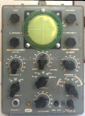 Osciloscopio LE-15/01; LME Laboratorio de (ID = 1530158) Equipment